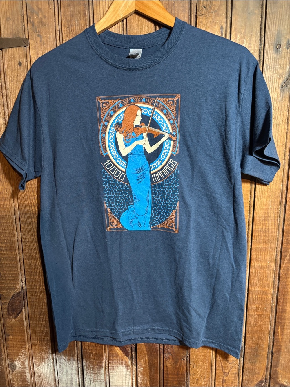 Navy 10,000 Maniacs Graphic Short-Sleeve Tee -